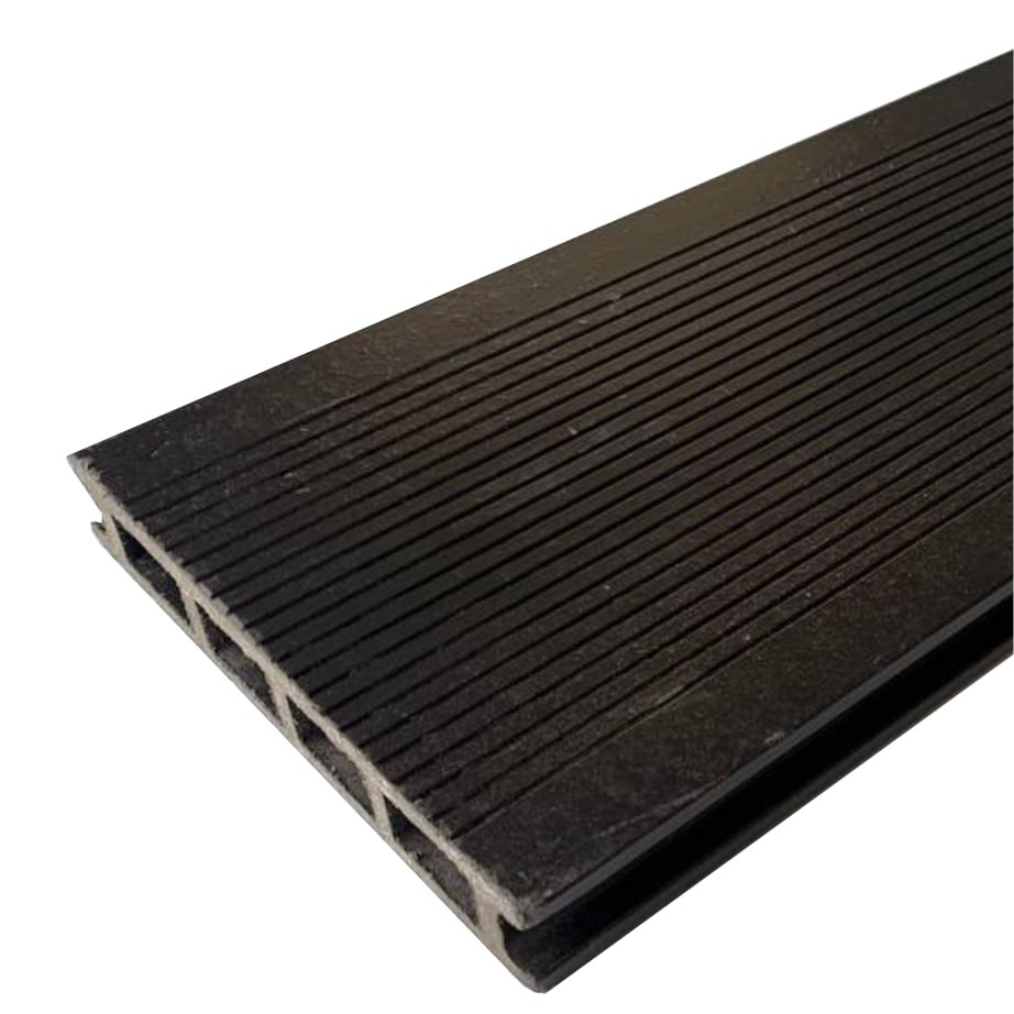Lines Texture Black WPC Decking