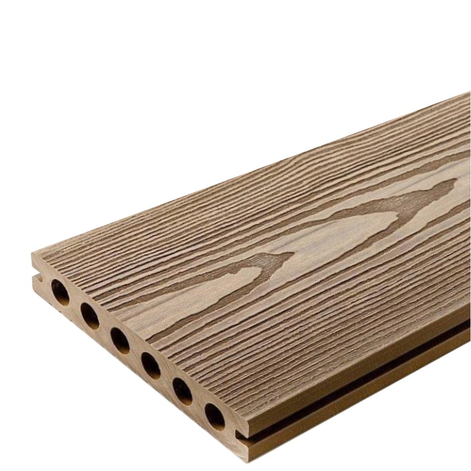 Wood Texture Light Brown WPC Decking